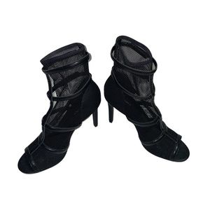 Call It Spring Mesh Heels - Black - Size 10